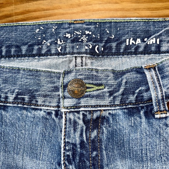 Wrangler Retro Slim Straight Jeans Mens Size 36X36 Blue Western Cowboy 88MWZDK - Picture 3 of 7